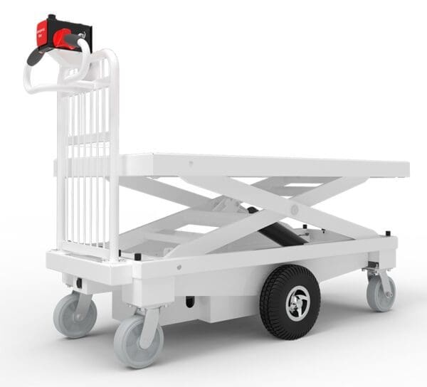 Powered Lift and Drive Scissor Trolleys