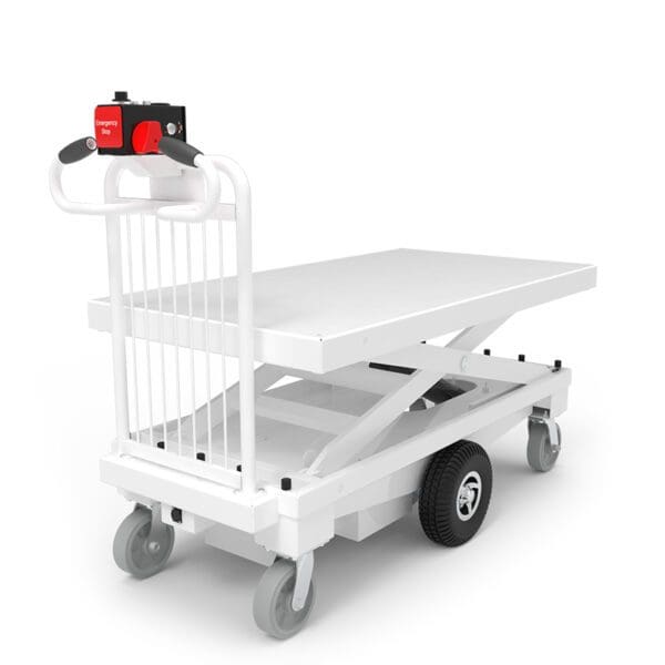 Powered Lift and Drive Scissor Trolleys