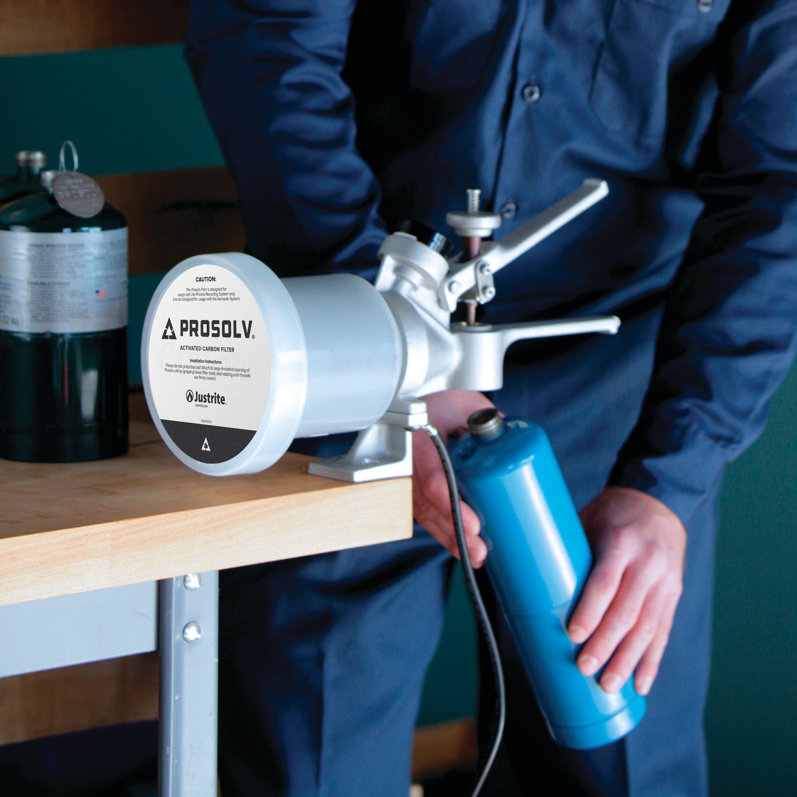 Gas Cylinder Recycling System Propane LPG Prosolv | Materials Handling