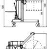 Raptor Mobile Drum Lifter Dims