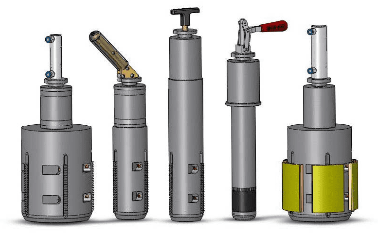 Roll lifter expanding mandrels various options