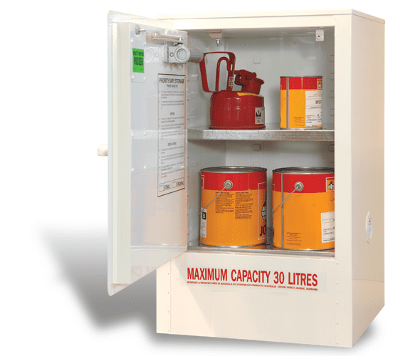 SC0306 Indoor Dangerous Goods Storage Cabinets open