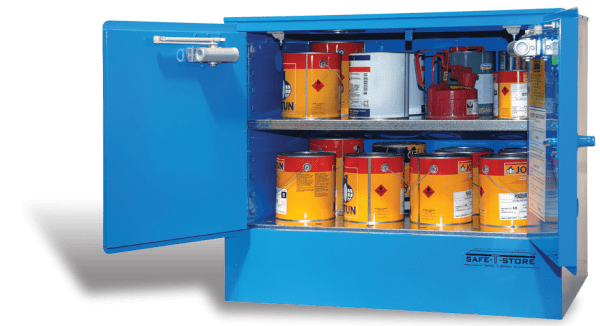 SC1008 Indoor Dangerous Goods Storage Cabinets open