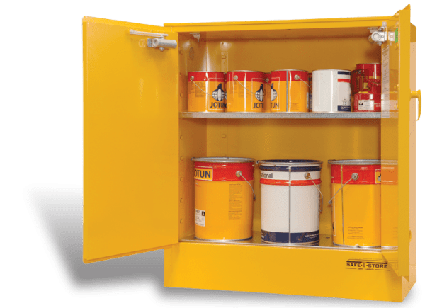 SC160 Indoor Dangerous Goods Storage Cabinets open