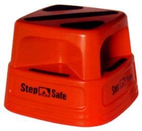 Step Stools SE1513A step safe step stool orange