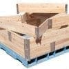 SPCC Pallet Collar on plastic pallet