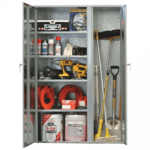 ST01 2 Door Cabinet Galvanised Security Storage Cabinets ST01 2 Door Cabinet Galvanised Security Storage Cabinets