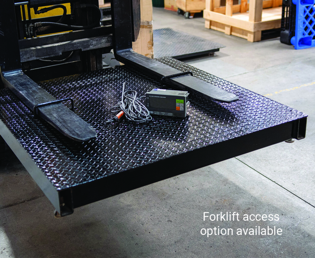 Scales Pallet Platform forklift access MELP3000