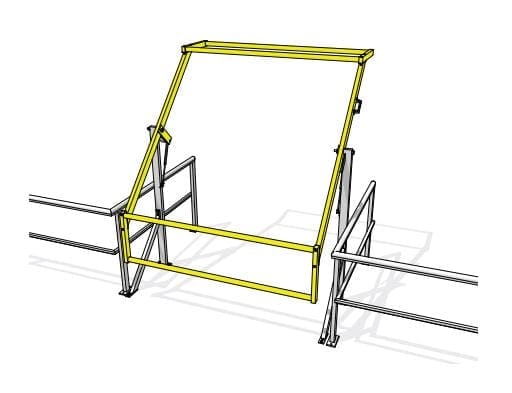 Sentry Mezzanine Safety Gate drawing