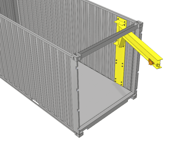 Shipping Container Jib Crane (1A) Shipping Container Jib Crane (1A)