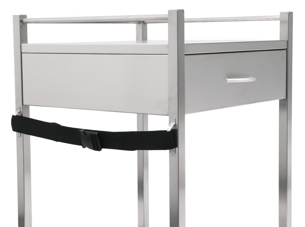 Stainless Steel Medical Trolleys SST01OXY Single Drawer Oxygen Trolley (1)