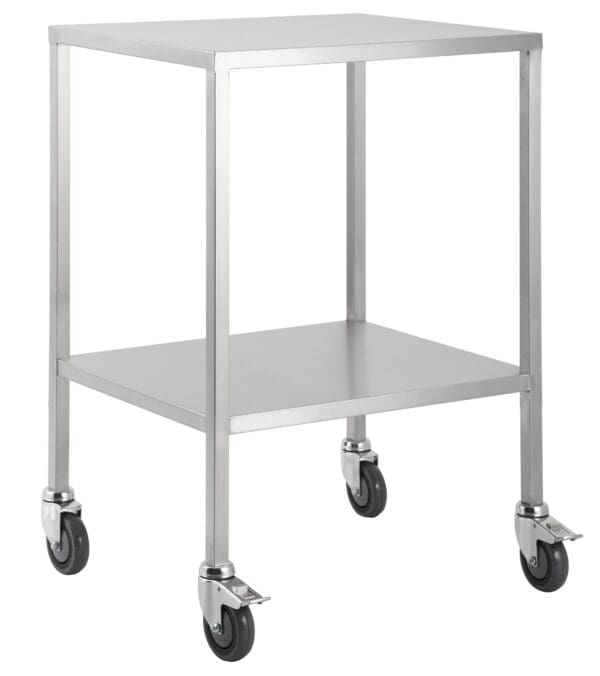 Stainless Steel Medical Trolleys Workbench SSTNR60 Trolley SS Flat Top No Drawer