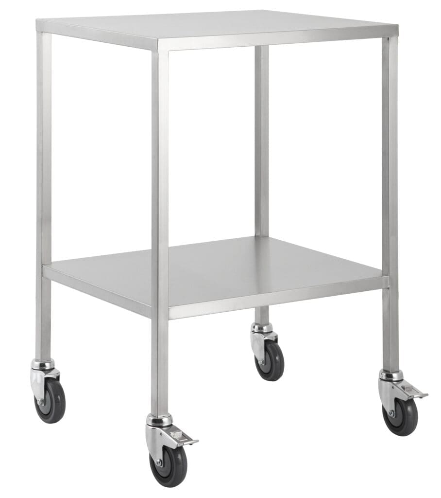 Stainless Steel Medical Trolleys Workbench SSTNR60 Trolley SS Flat Top No Drawer