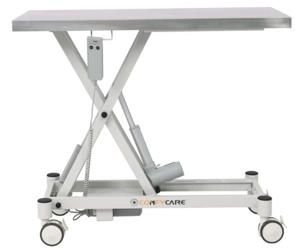Stainless Steel Scissor Lifting Trolley Medical ETVET Veterinary Table (1)