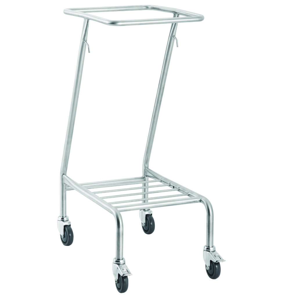 Stainless Steel Trolleys Medical Linen Bag SLT Linen Skip Single