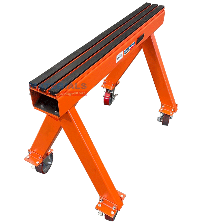 Support Trestle with Wheels and three rubber strips