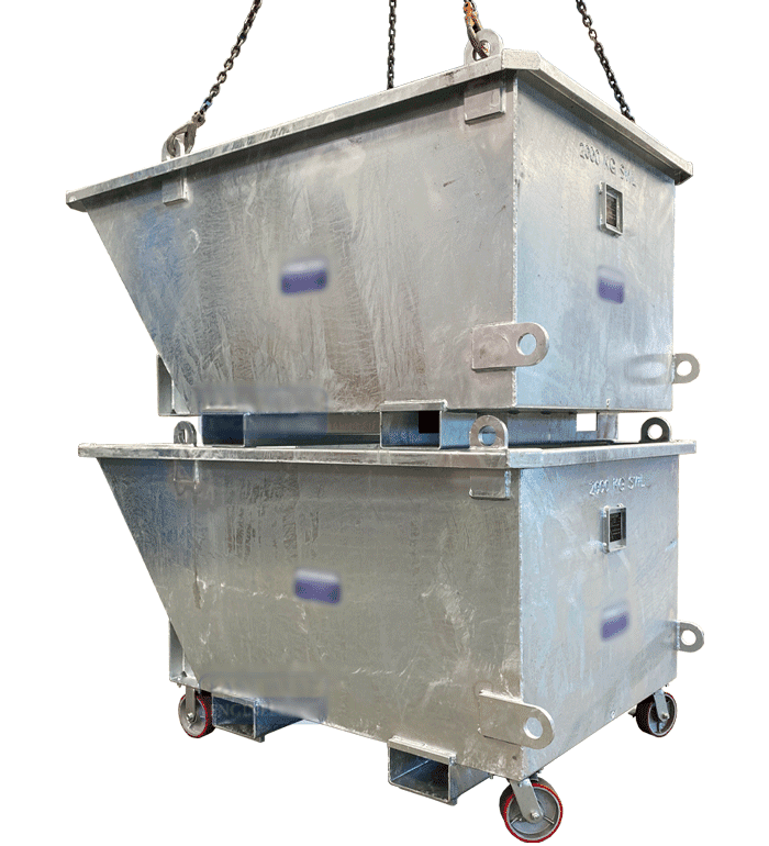 Tipping Bins Forklift Mounted and Crane Lifting MCB20 (1)
