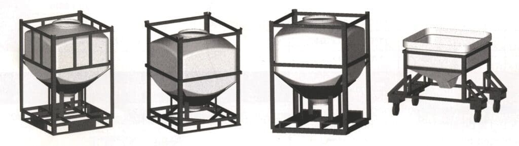 Transportable Bulk Bins Frame options