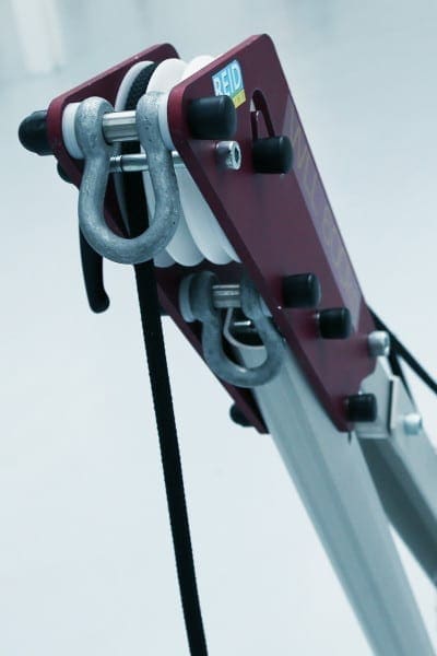 Porta-Davit Quantum with Triple Sheave and Dual Winch