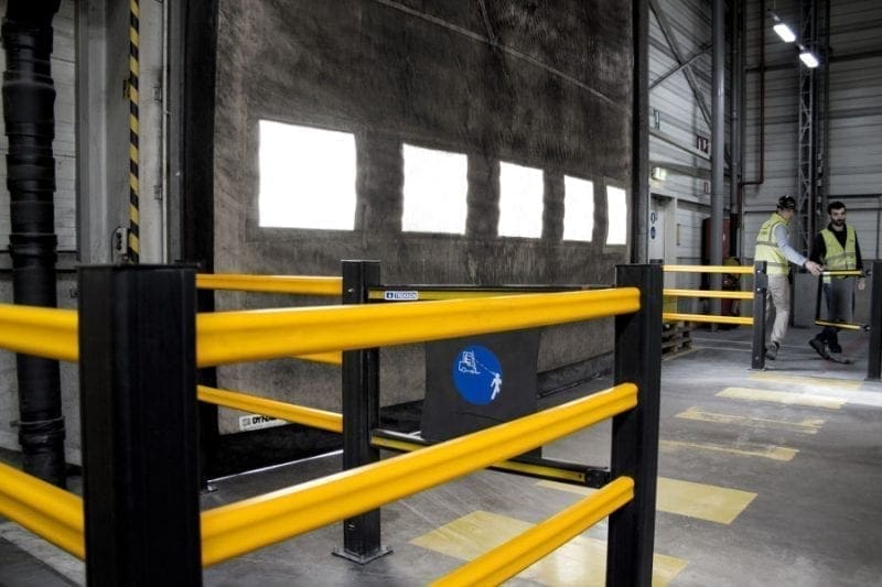 Flex Impact Column Protection - Post & Rail | Materials Handling