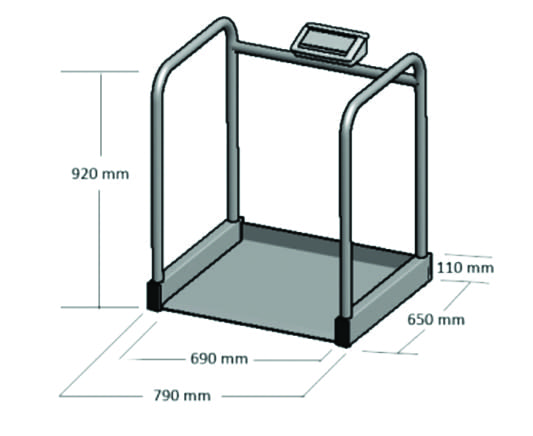 Walk On Bariatric Scale WOBS