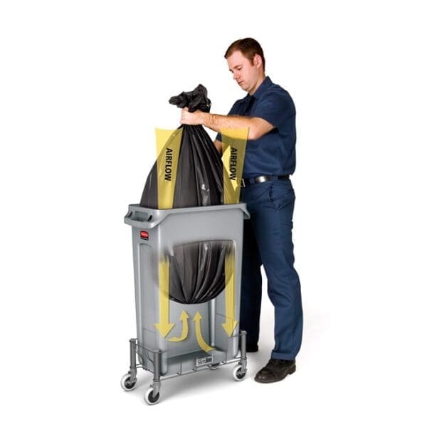 Waste Containers and Lids Slim Jim (6)