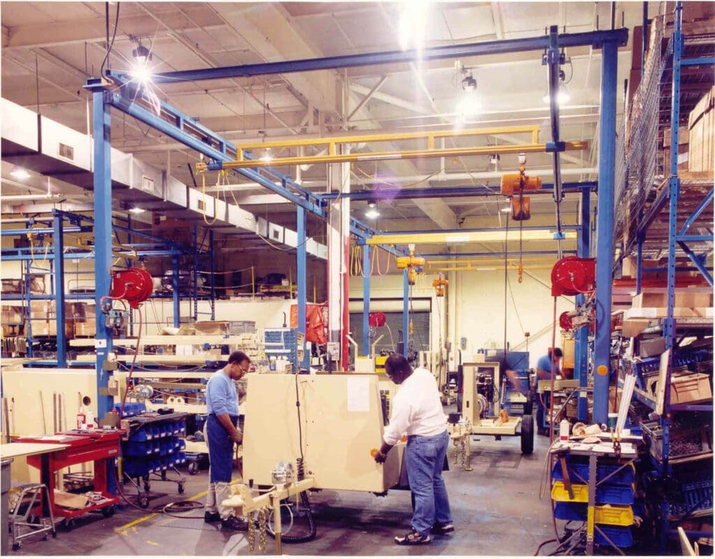 Workstation Bridge Gantry Cranes Gorbel (30)