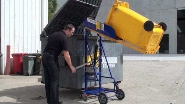 ruggedmanual bin lifter